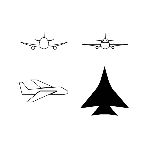 Дизайн Логотипа Самолета — стоковый вектор