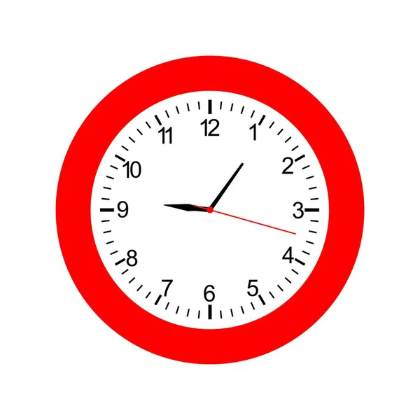 Horloge Logo Stock Illustration Design — Image vectorielle