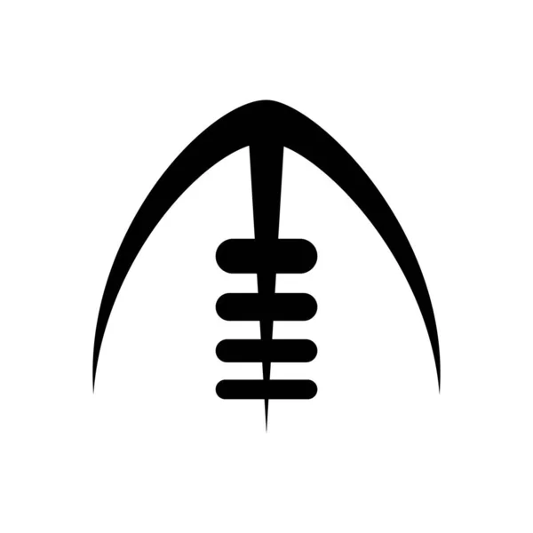 Design Ilustração Logotipo Futebol Americano — Vetor de Stock