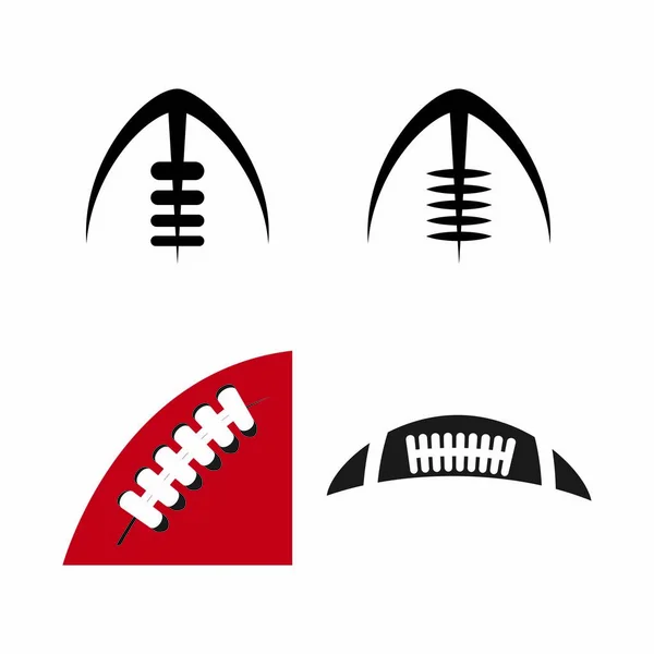 American Football Logo Illustration Design — Stockvektor