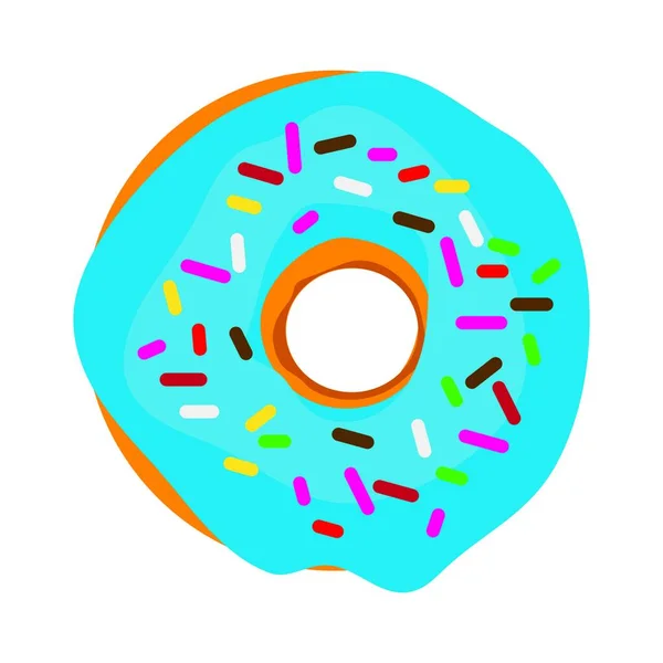 Donut Logo Illustration Stock Design — Image vectorielle