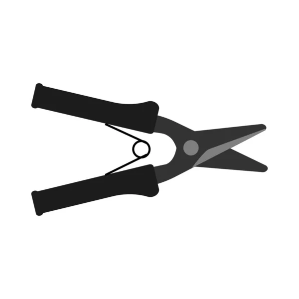 Disegno Illustrazione Stock Logo Forbice — Vettoriale Stock