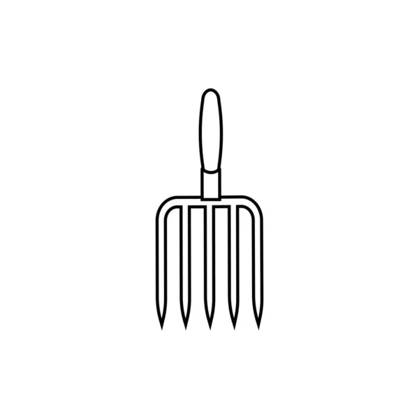 Diseño Ilustración Logotipo Herramienta Jardinería — Archivo Imágenes Vectoriales