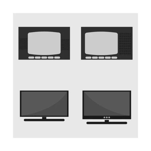 Modello Vektor Stock Logo Televisivo — Vettoriale Stock