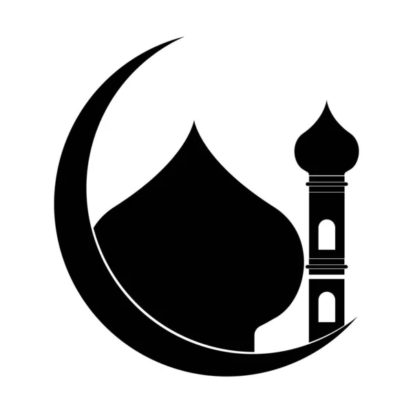 Шаблон Векторного Логотипу Мечеті — стоковий вектор