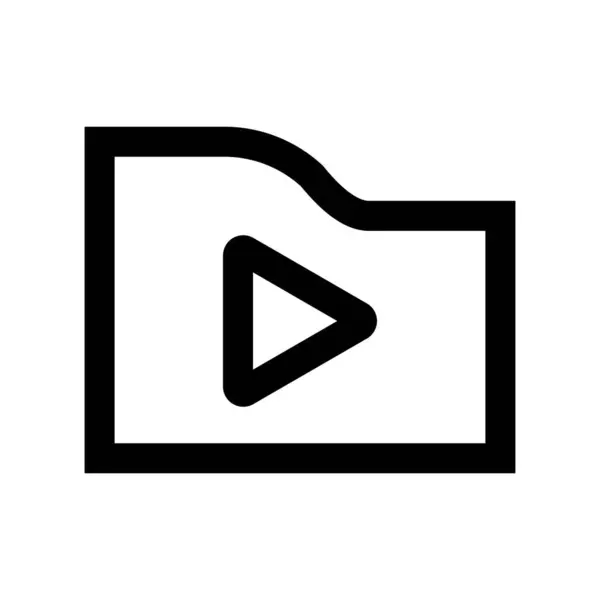 Шаблон Вектора Відео Логотипу — стоковий вектор