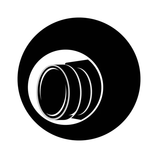 Camera Logo Illustratie Ontwerp — Stockvector
