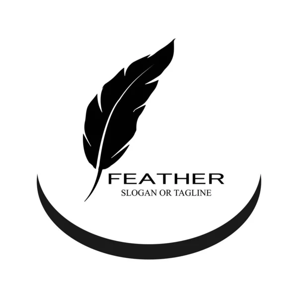 Quill art logo vektör şablonu