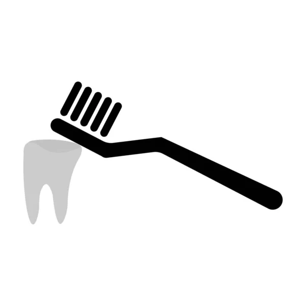 Logo Szczoteczki Zębów Wektor Szablon — Wektor stockowy