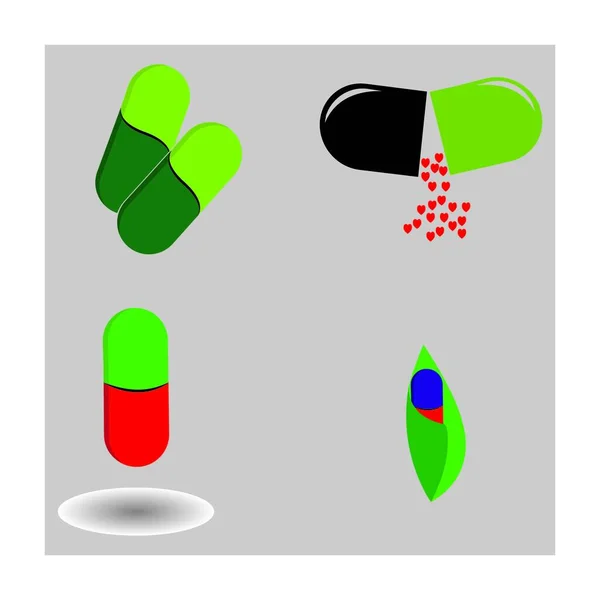 Πρότυπο Vektor Λογότυπου Φαρμάκου — Διανυσματικό Αρχείο