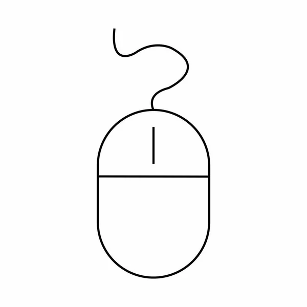 Komputer Souris Logo Vektor Modèle — Image vectorielle