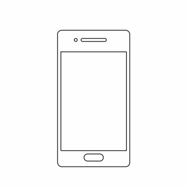 el telefonu logo illüstrasyon tasarımı