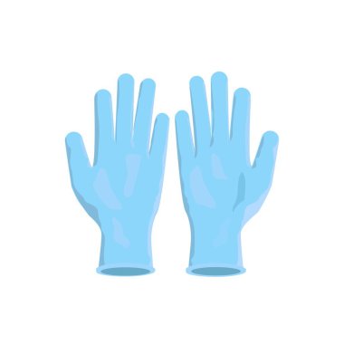 Tıbbi eldiven logo vektör şablonu