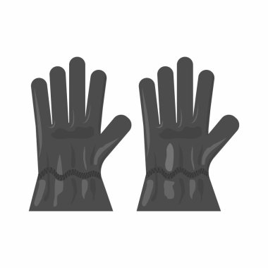 Tıbbi eldiven logo vektör şablonu