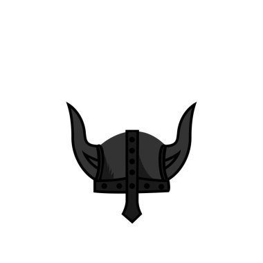 Viking logo stok vektör şablonu