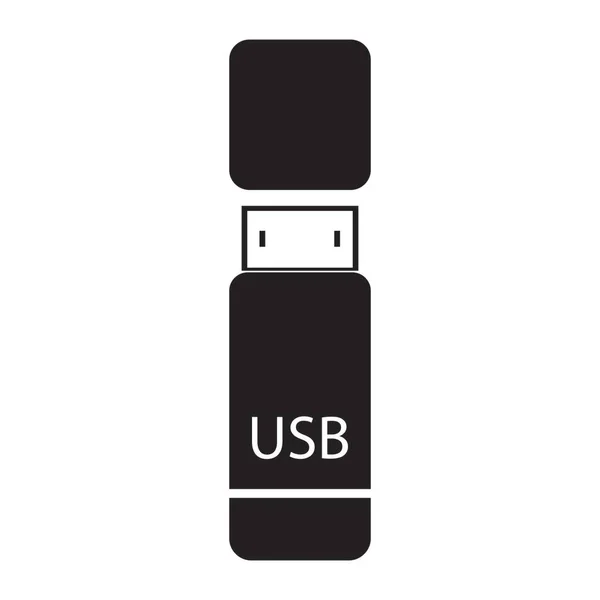 Usb Transfert Données Logo Vektor Modèle — Image vectorielle