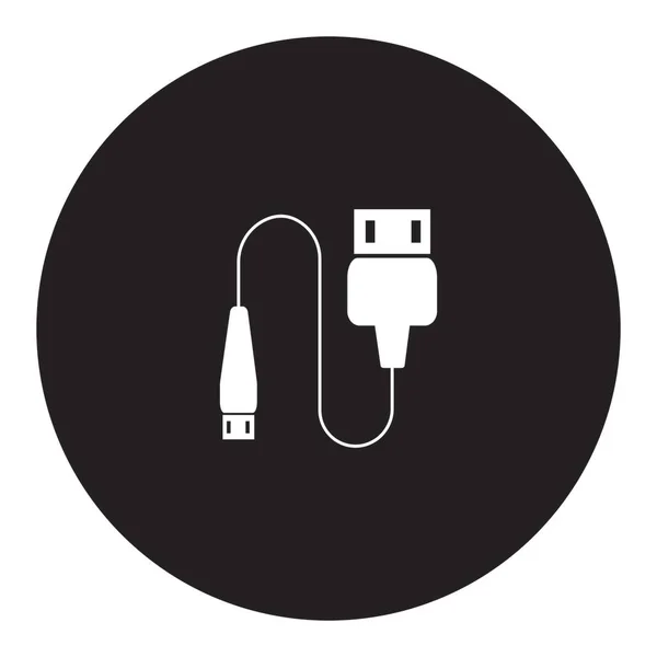 Usb Transferencia Datos Logotipo Vektor Plantilla — Archivo Imágenes Vectoriales