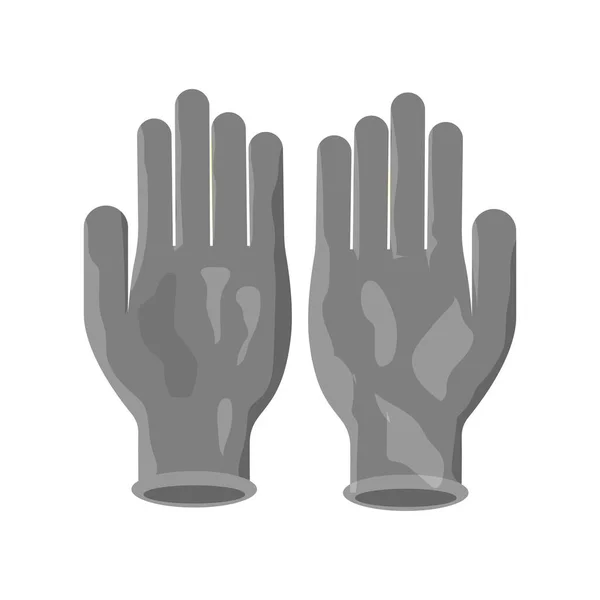 Medical Glove Logo Vektor Template — Stock Vector