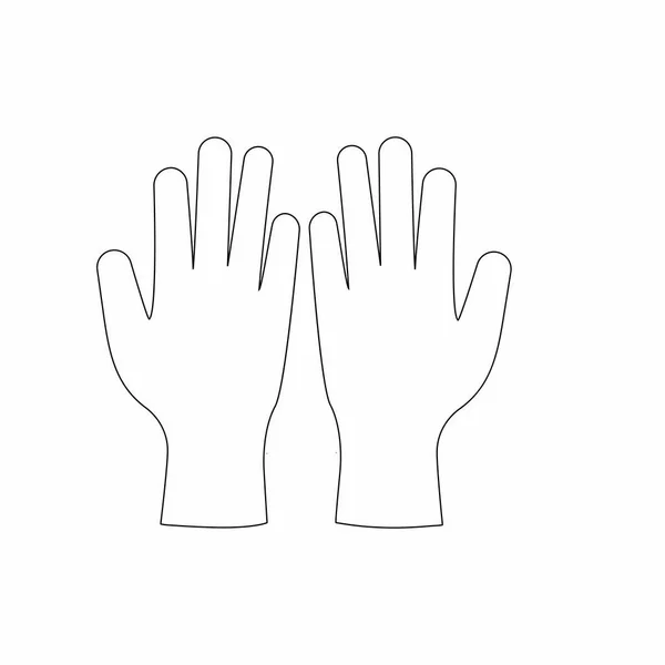 Medizinischer Handschuh Logo Vektor Vorlage — Stockvektor