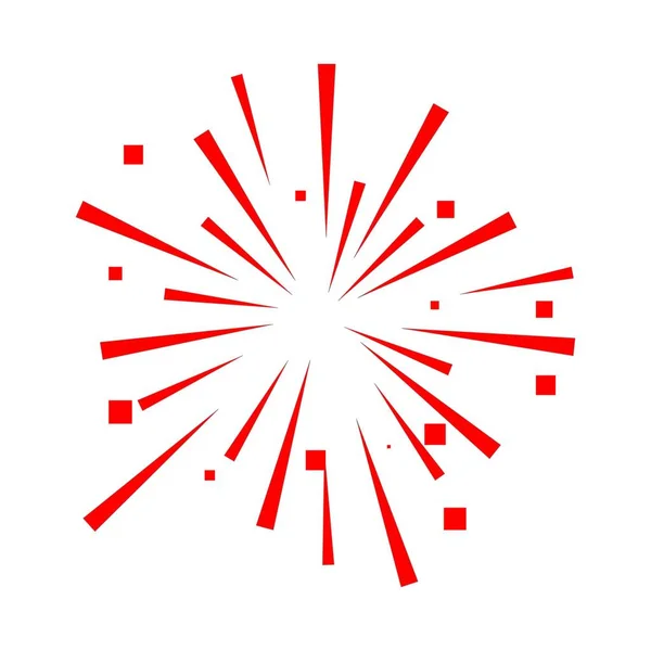 Firework Logo Stock Vektor Template — 图库矢量图片