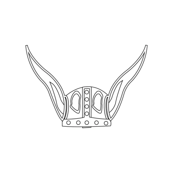 Plantilla Vektor Stock Logotipo Vikingo — Archivo Imágenes Vectoriales