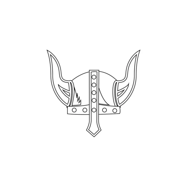 Viking Logo Stok Vektör Şablonu — Stok Vektör