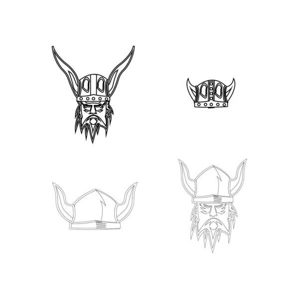 Viking Logo Stock Vektor Template — 图库矢量图片