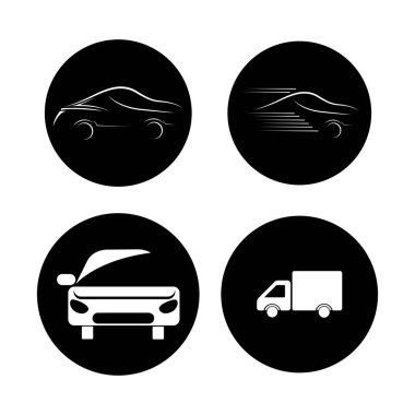 araba logosu stok çizimi tasarımı