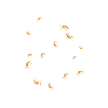 Tarım buğday logosu vektör ikonu tasarımı