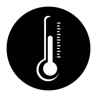 termometre logo stok illüstrasyon tasarımı