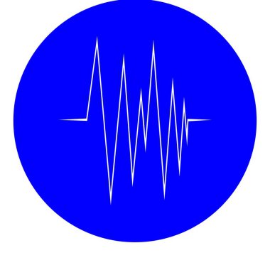 ses dalgası logo çizimi tasarımı