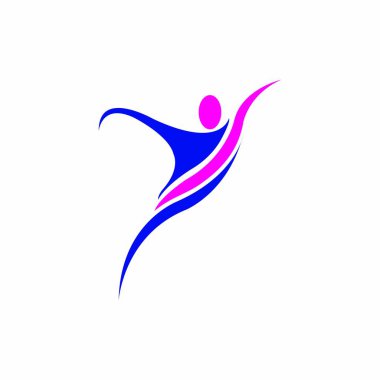 insanlar logo stok illüstrasyon tasarımı