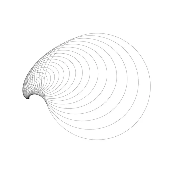 Modèle Vectoriel Logo Musique Onde Sonore — Image vectorielle