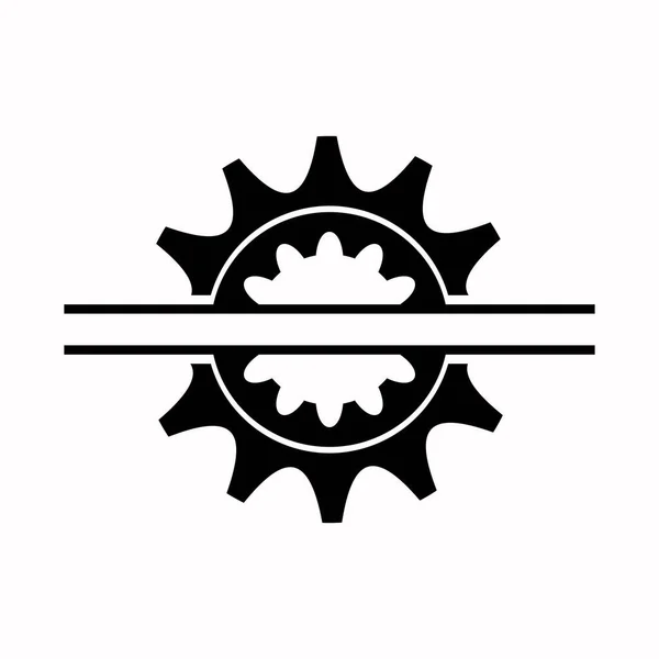 Gear Logo Șablon Vector Pictogramă Ilustrare Design — Vector de stoc