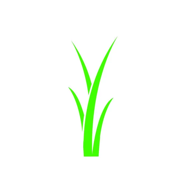 Gräs Logotyp Stock Illustration Design — Stock vektor
