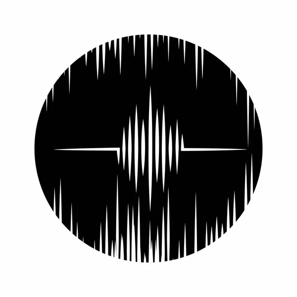 Diseño Ilustración Logotipo Onda Sonido — Vector de stock
