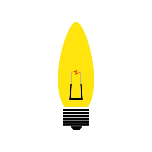 Lampada Logo Stock Illustrazione Design — Vettoriale Stock