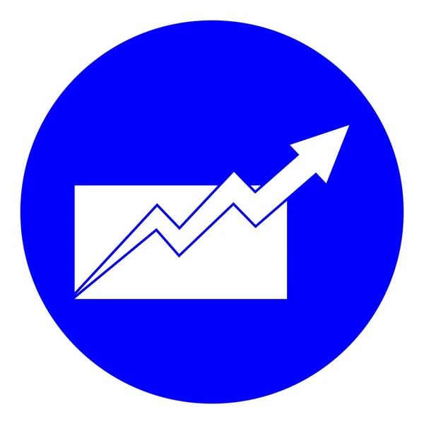 Logo Finanzas Stock Diseño Ilustración — Archivo Imágenes Vectoriales