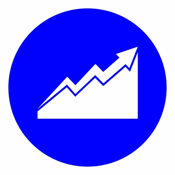 Logo Finanzas Stock Diseño Ilustración — Archivo Imágenes Vectoriales