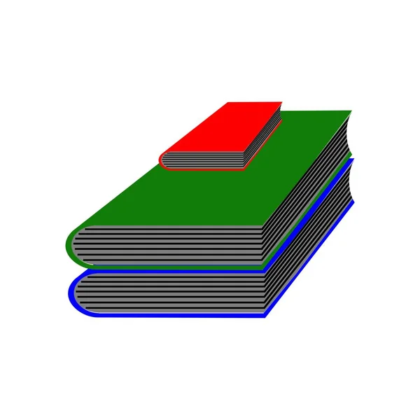 Vzdělávání Knih Návrh Vektoru Šablony Loga — Stockový vektor