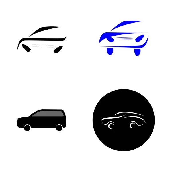 Araba Logosu Stok Çizimi Tasarımı — Stok Vektör