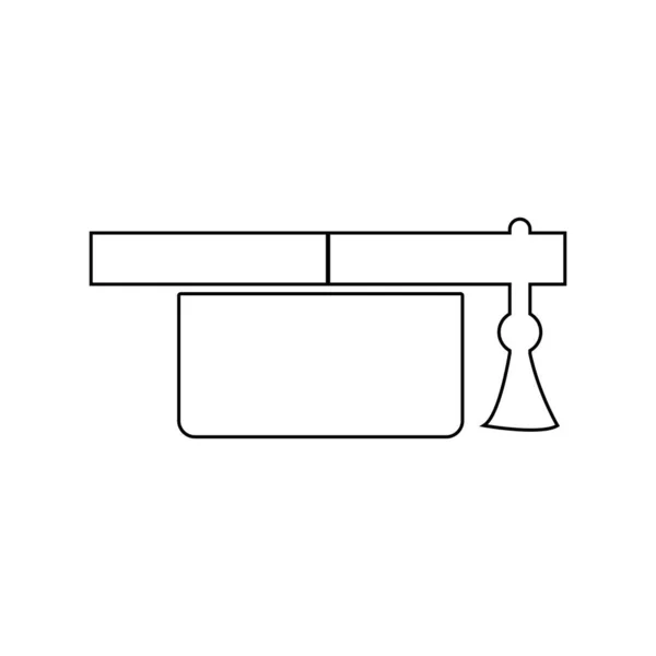 Tüy Logo Illüstrasyon Tasarımı — Stok Vektör