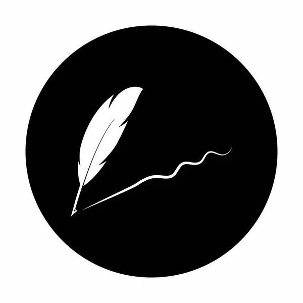 Логотип Перо Ручки Векторний Шаблон — стоковий вектор