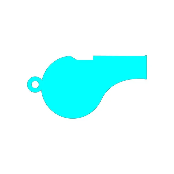 Gwizdek Logo Kolba Ilustracja Projekt — Wektor stockowy