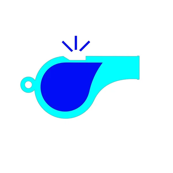 Píšťalka Logo Stock Ilustrace Design — Stockový vektor