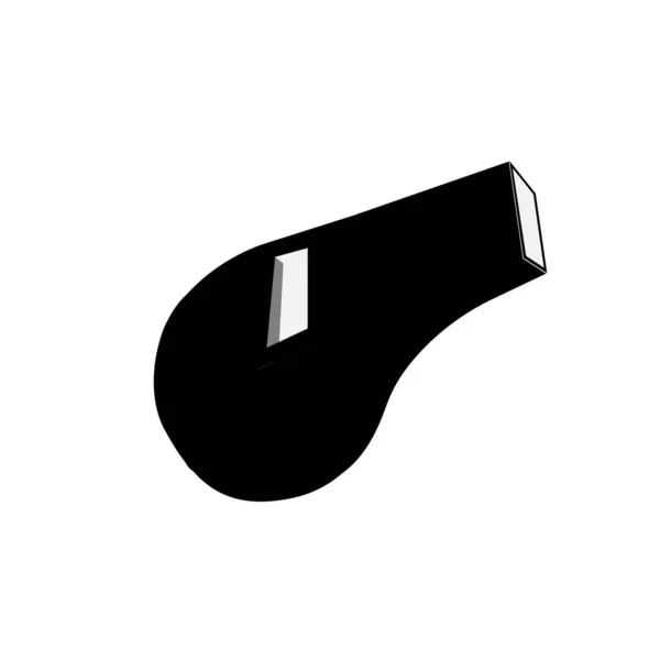 Silbato Logotipo Stock Ilustración Diseño — Vector de stock