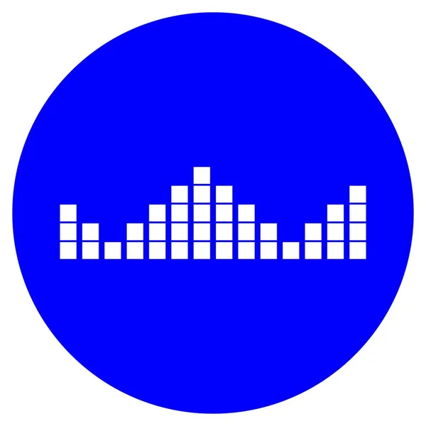 Schallwelle Musik Logo — Stockvektor