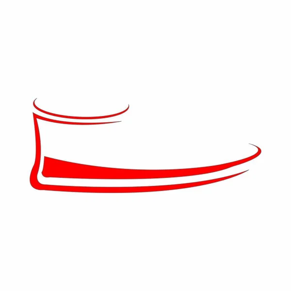 Ayakkabı Logosu Stok Çizimi Tasarımı — Stok Vektör