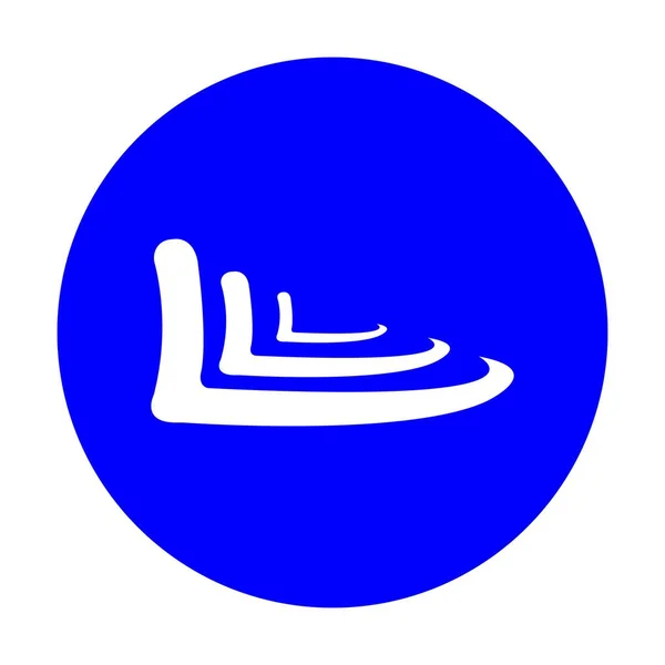 Zapatos Logo Stock Diseño Ilustración — Vector de stock