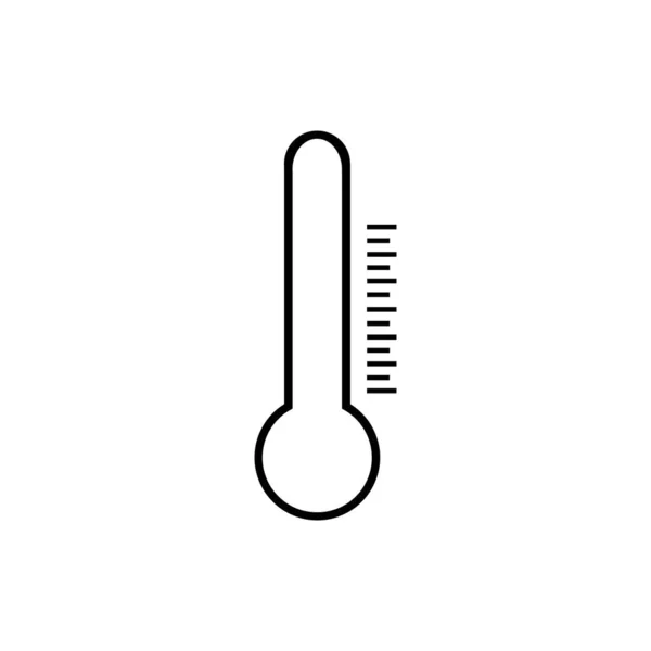 Термометр Логотип Стоковий Дизайн Ілюстрації — стоковий вектор